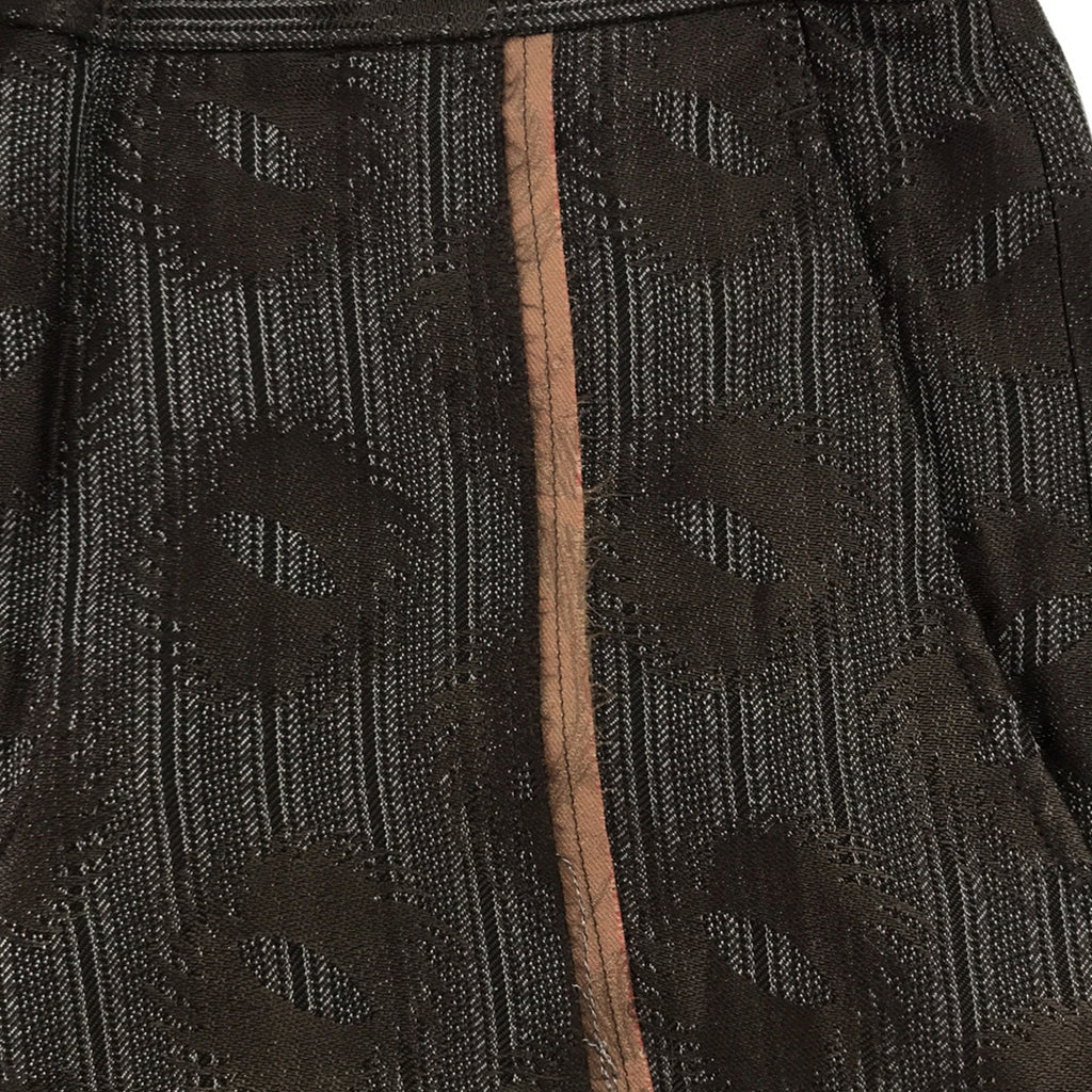 COMME des GARCONS HOMME PLUS / 콤데 갤슨 옴플루스 | 2002AW | 큐플라 인사이드 아웃 더블 어저스터 팬츠 | S | 그레이/브라운 | 남성