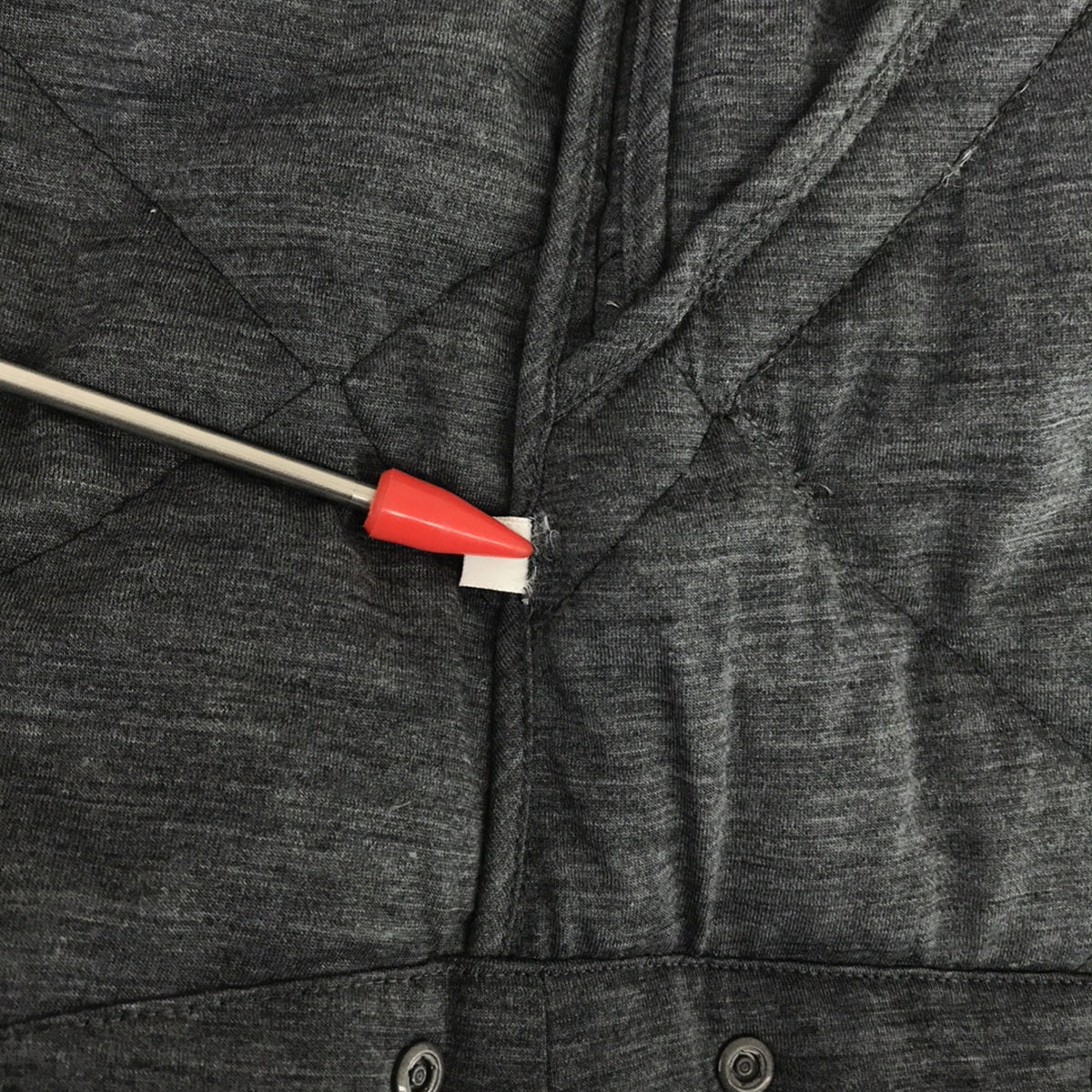 YINDIGO AM / 靛藍 AM | Airflake 絎縫夾克 | 48 |灰色 |男士