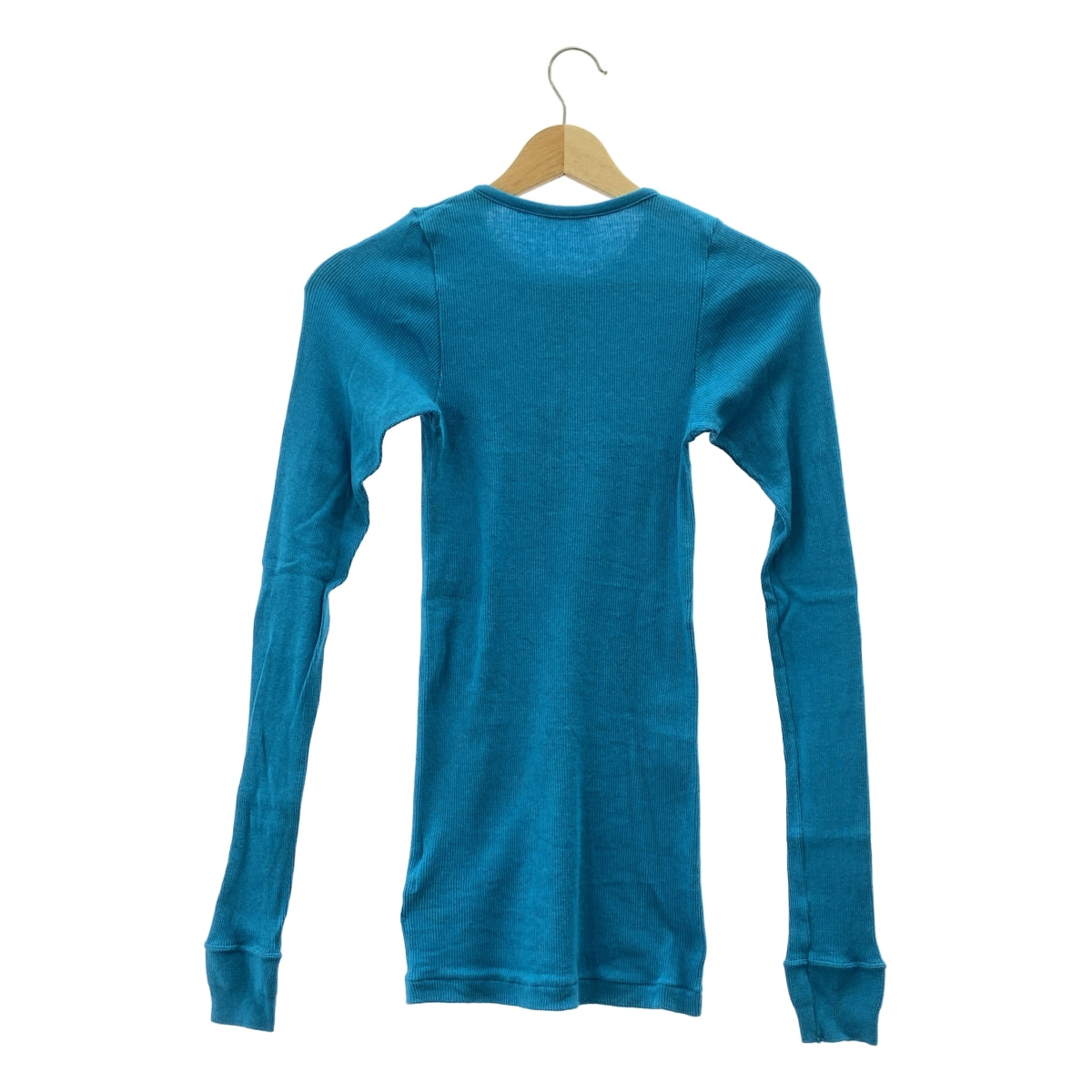 AURALEE / オーラリー | ORGANIC SOFT RIB HENLEY NECK L/S TEE ヘンリーネック カットソー | 1 | レディース