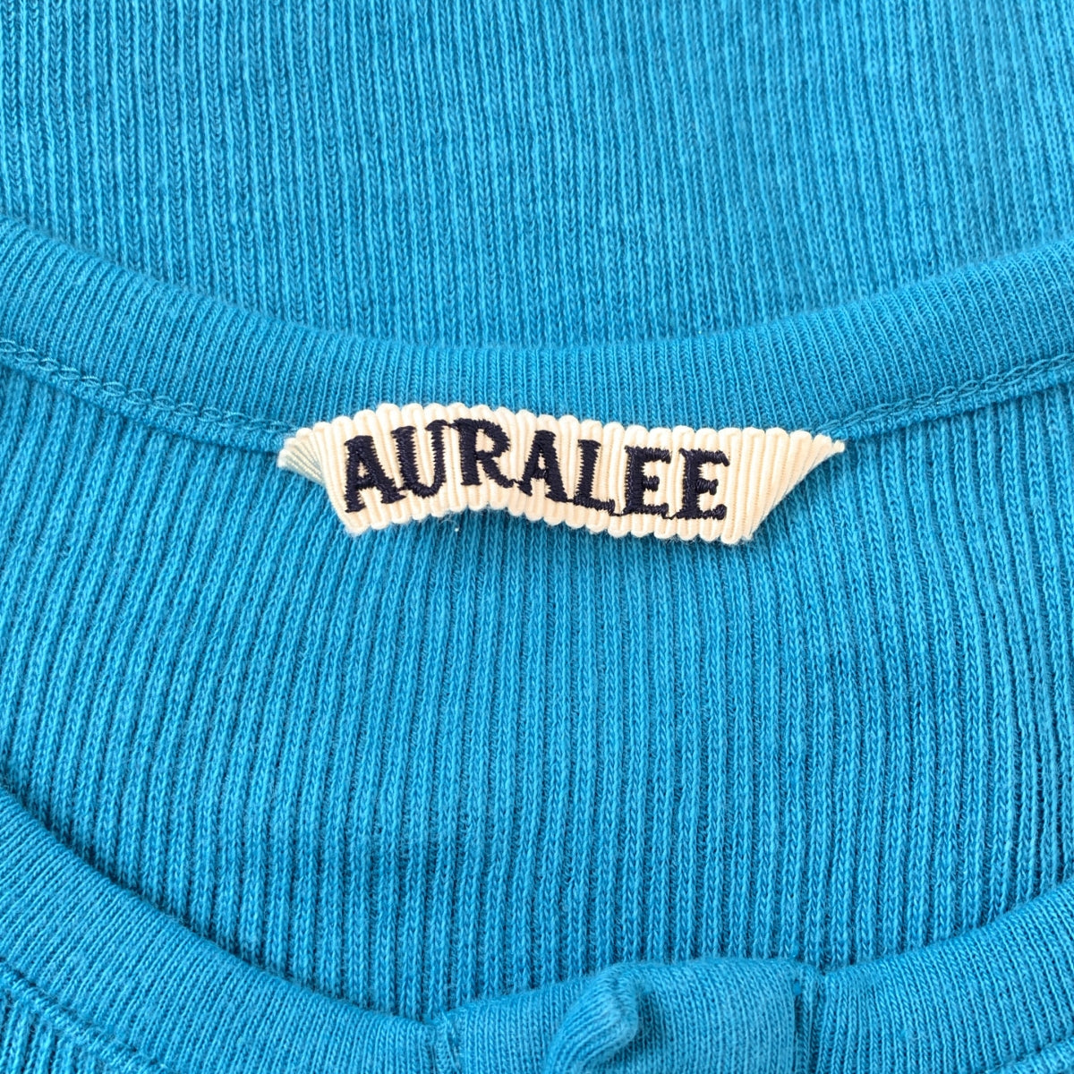 AURALEE / オーラリー | ORGANIC SOFT RIB HENLEY NECK L/S TEE ヘンリーネック カットソー | 1 | レディース