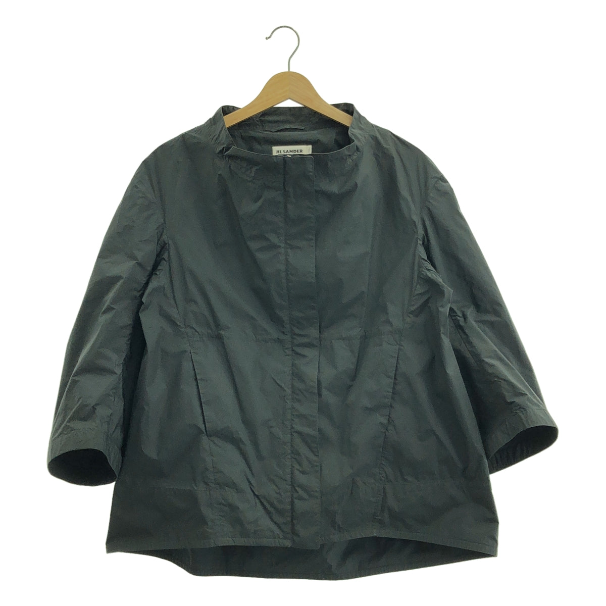 JIL SANDER / 질 썬더 | 노 컬러 더블 Zip 재킷 | 36 | 여성