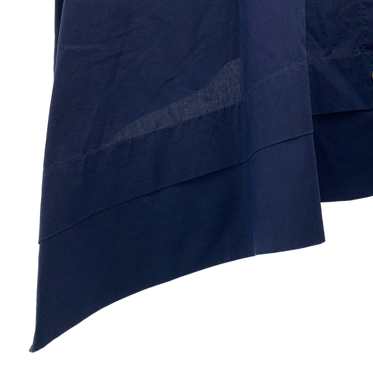 Acne Studios / アクネストゥディオズ | LATE POPLIN 裾切替 フレア ノースリーブブラウス | 34 | レディース