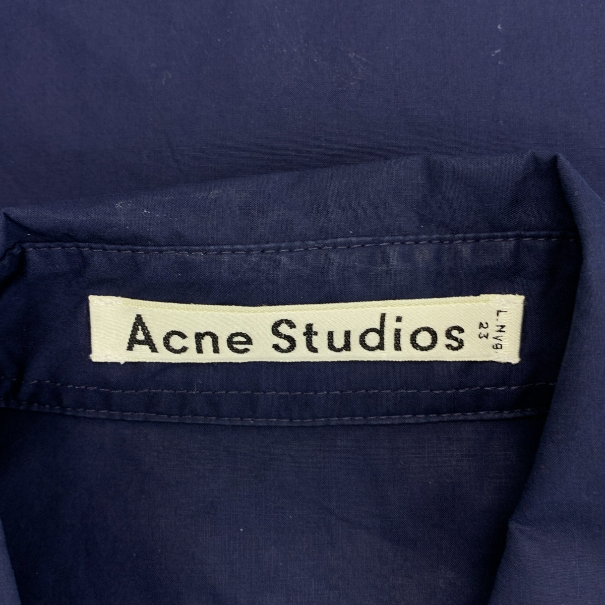 Acne Studios / アクネストゥディオズ | LATE POPLIN 裾切替 フレア ノースリーブブラウス | 34 | レディース