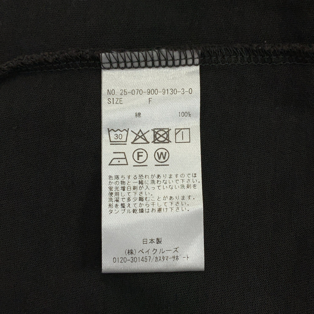 IENA / イエナ | 2025AW | BLACK ポケットTシャツ | F | レディース