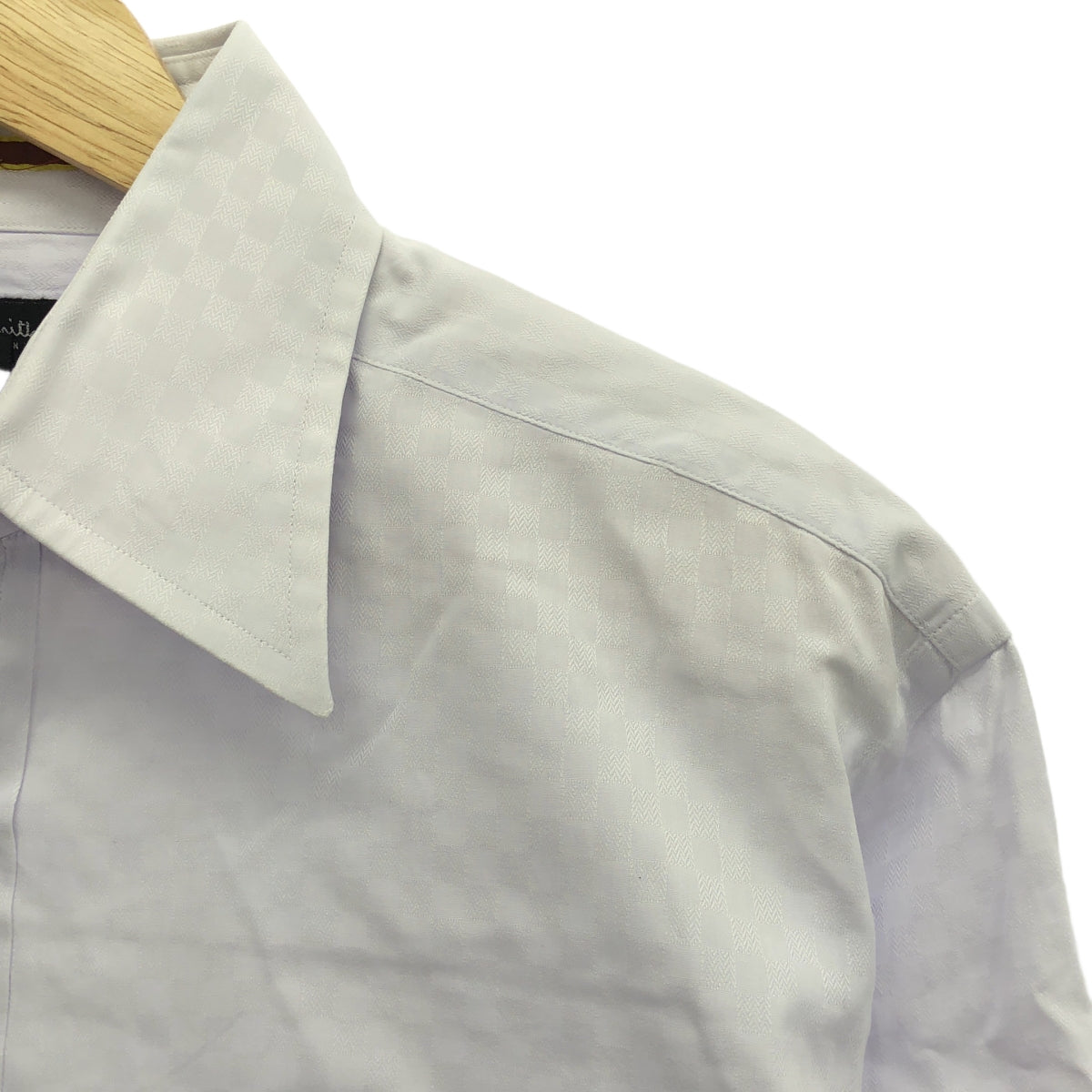Paul Smith | Jacquard wide collar dress shirt | M | Men's