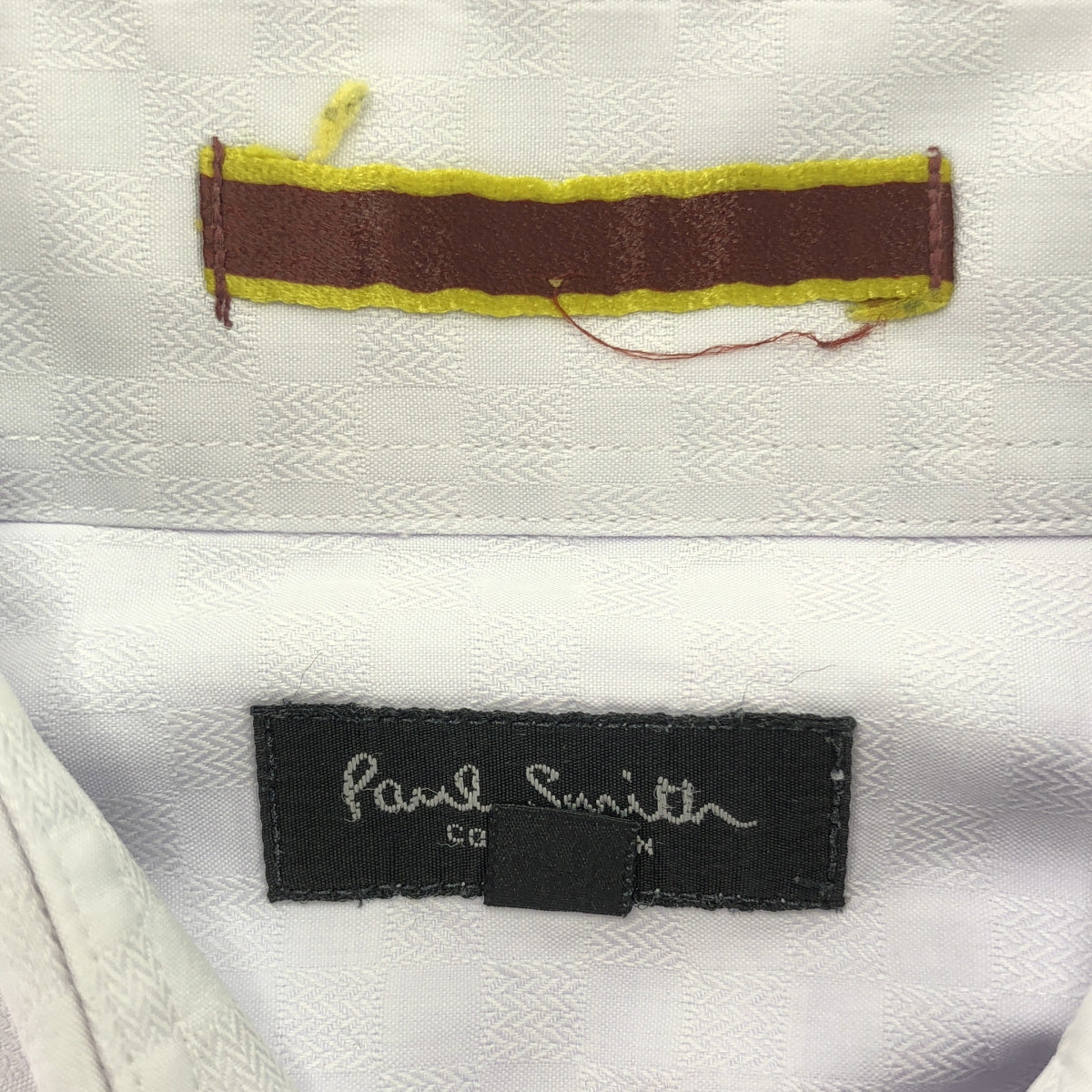 Paul Smith | Jacquard wide collar dress shirt | M | Men's