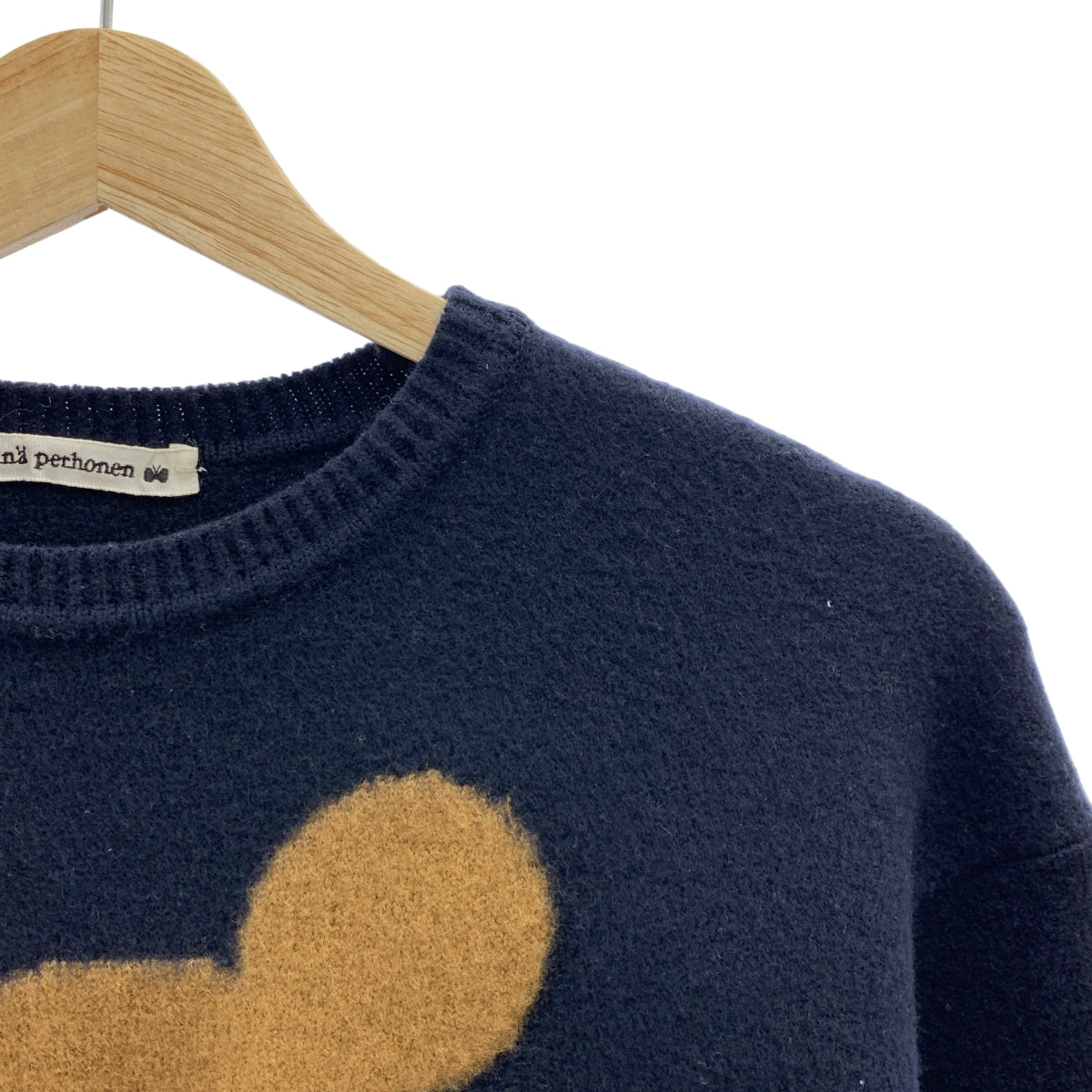 mina perhonen / 미나펠호넨 | kaveri 울 축융 가공 크루넥 니트 | 36 |