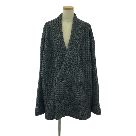 MM6 Maison Margiela | 2022AW | Double-breasted waffle knit cardigan | S | Women's