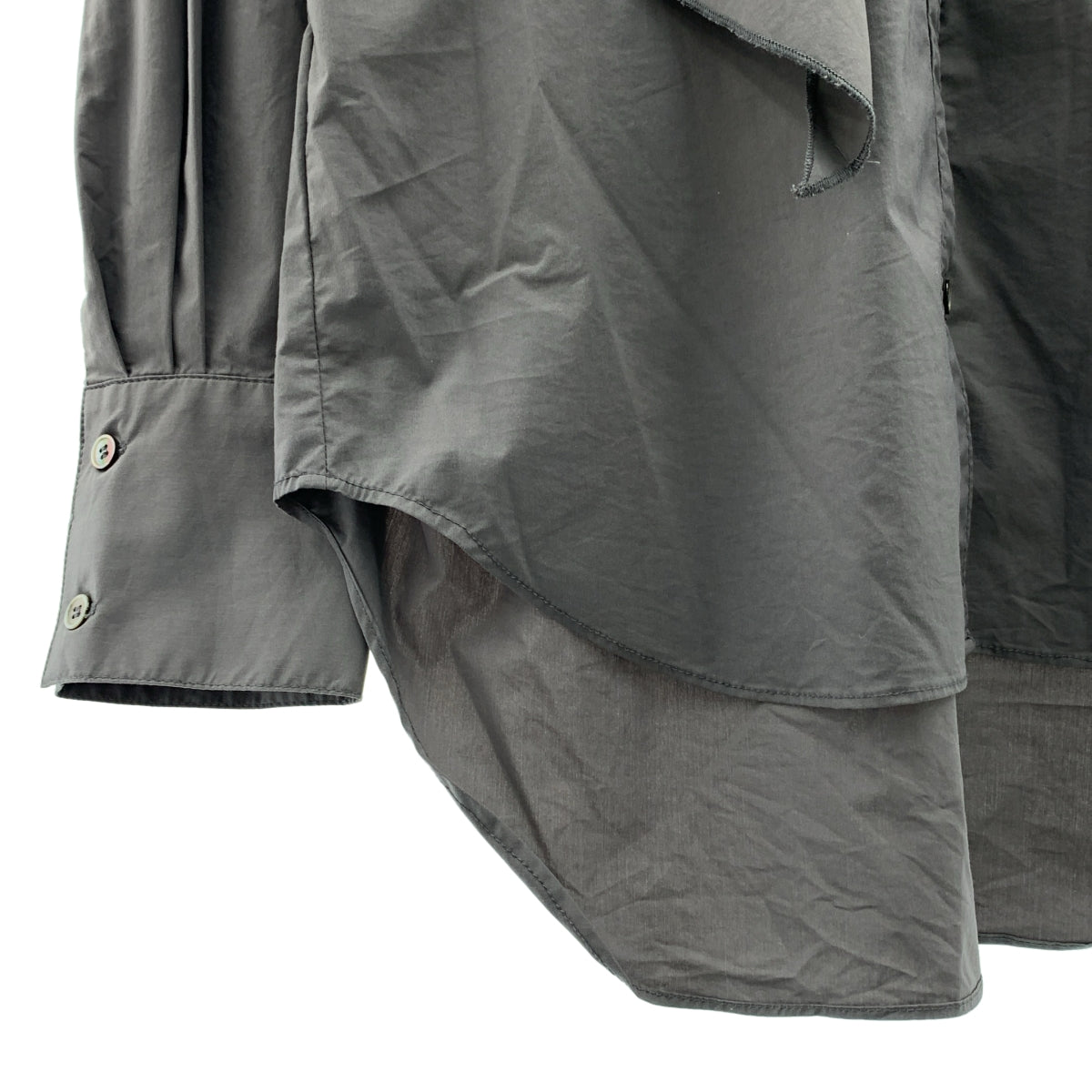 Maison Special / 메종 스페셜 | Big Ruffle Shirt / 빅 러플 셔츠 블라우스 | F | 여성