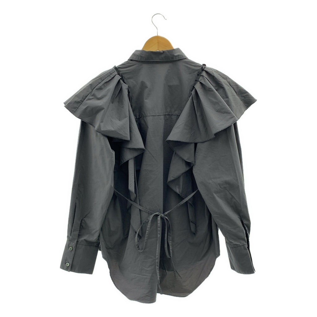 Maison Special / 메종 스페셜 | Big Ruffle Shirt / 빅 러플 셔츠 블라우스 | F | 여성