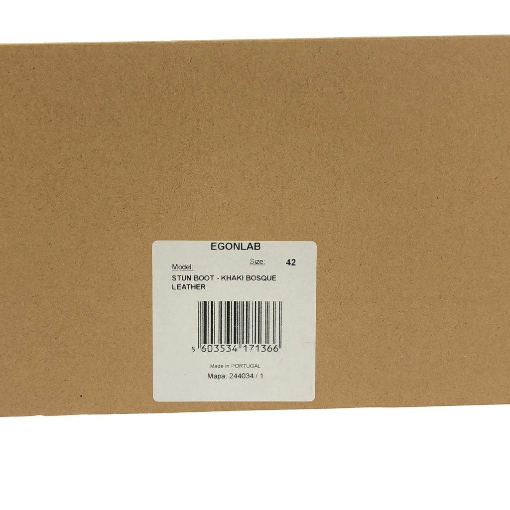 EGONlab. / エゴンラボ | 2024AW | Stun スエード スクエアトゥ ブーツ | 42 | メンズ