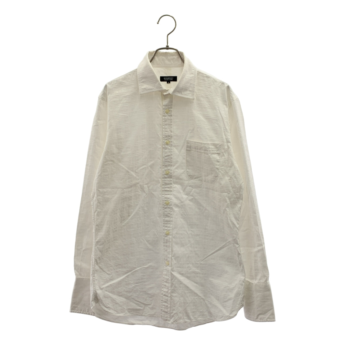 BURBERRY BLACK LABEL / バーバリーブラックレーベル | コットン ジャガード ドレス シャツ | 40 | メンズ