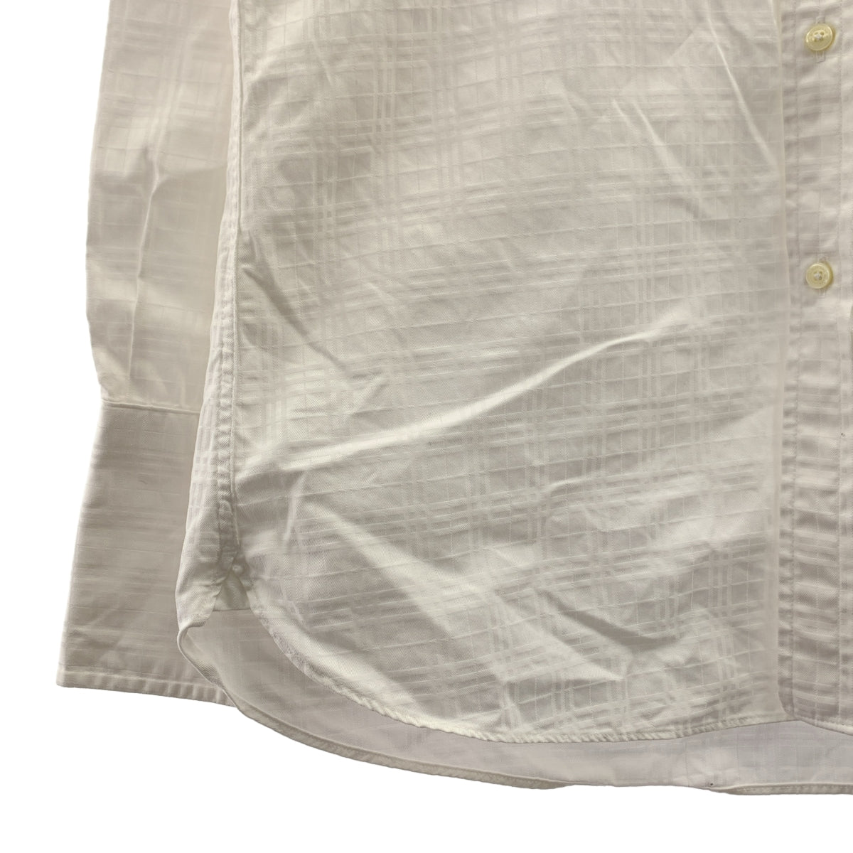 BURBERRY BLACK LABEL / バーバリーブラックレーベル | コットン ジャガード ドレス シャツ | 40 | メンズ