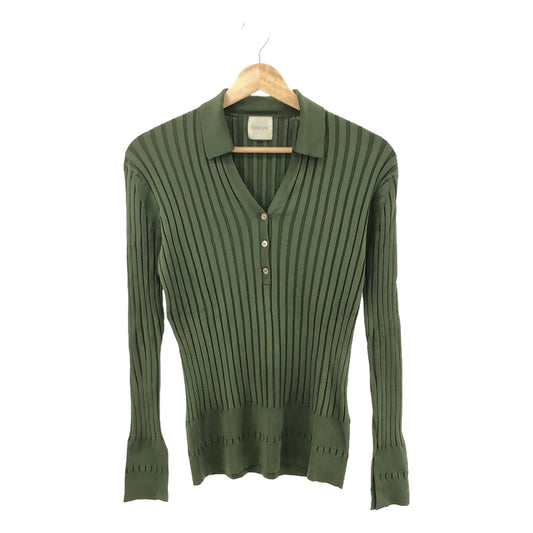 jonnlynx / John Links | knit shirts | Ribbed knit shirts | M | Green | Women's