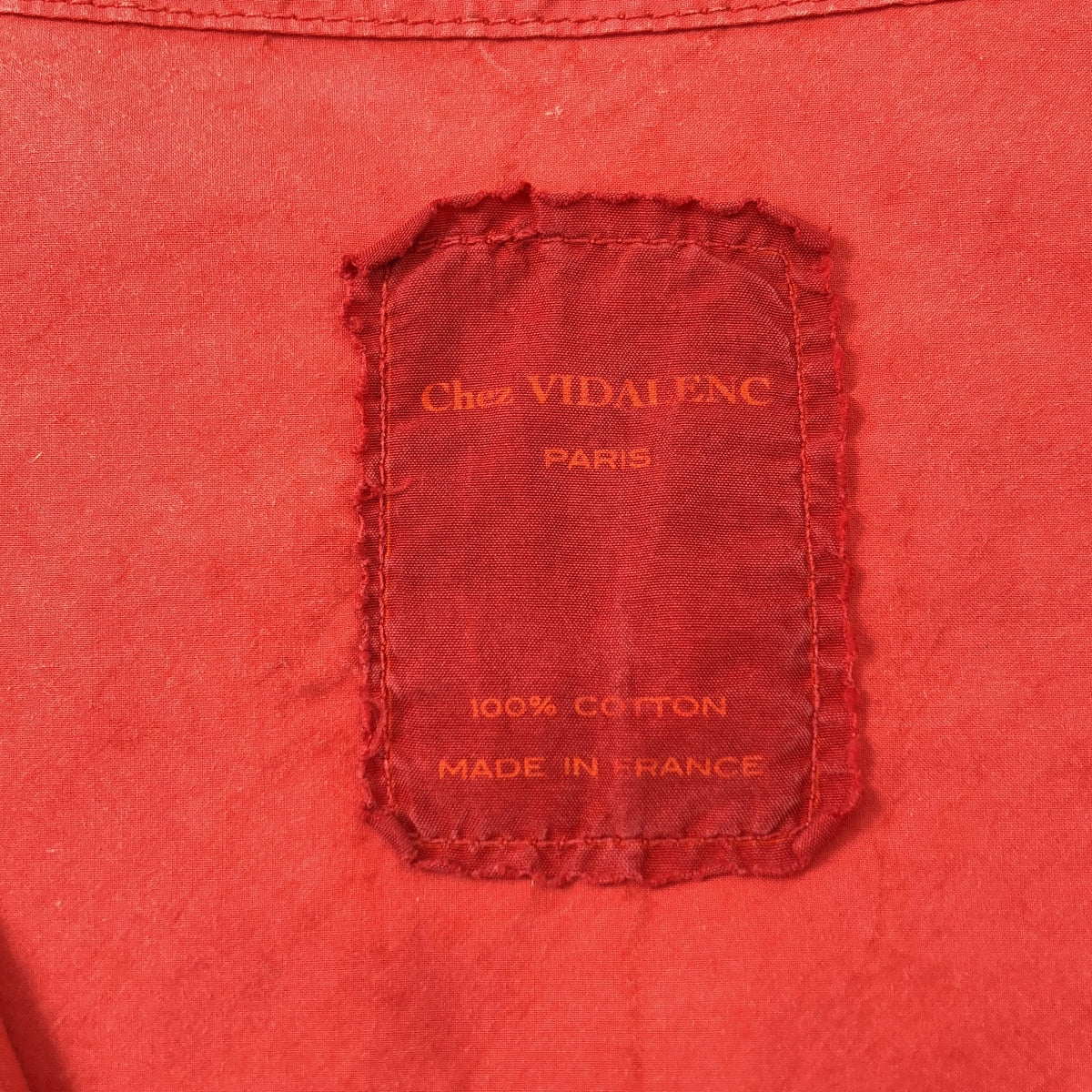 Chez VIDALENC / シェヴィダレンク | ペーパーコットン ガーメントダイ プルオーバー スリーピングシャツ |