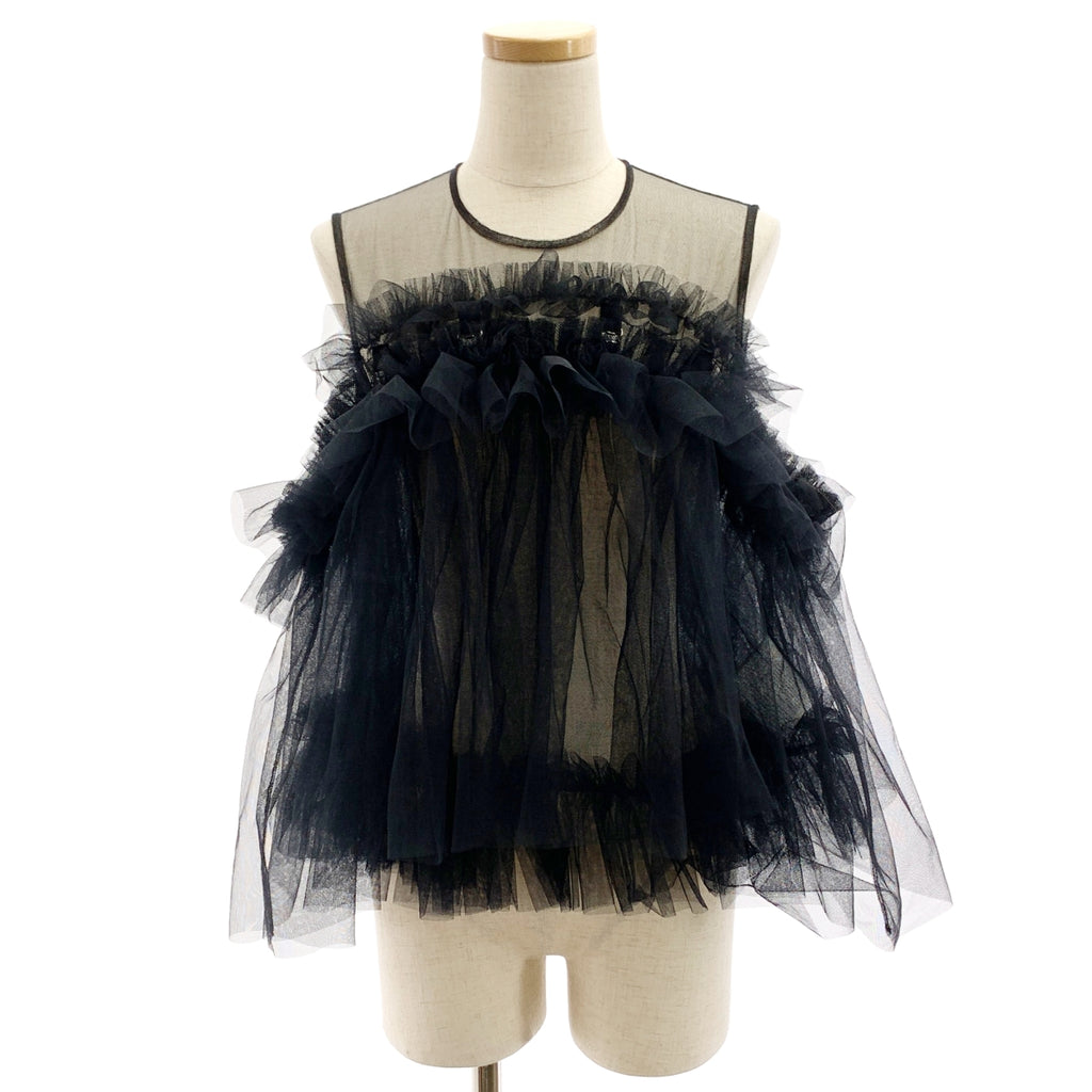 noir kei ninomiya / ノワールケイニノミヤ | 2025SS | ナイロン チュール ボリューム トップス | M | レディース