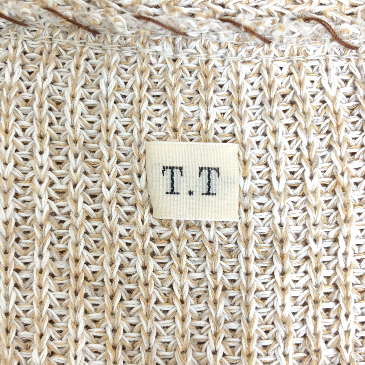 高橋大河 | Lot. 516 針織運動外套 / 棉、麻、絲混紡針織外套 | 尺寸 38 | 男款