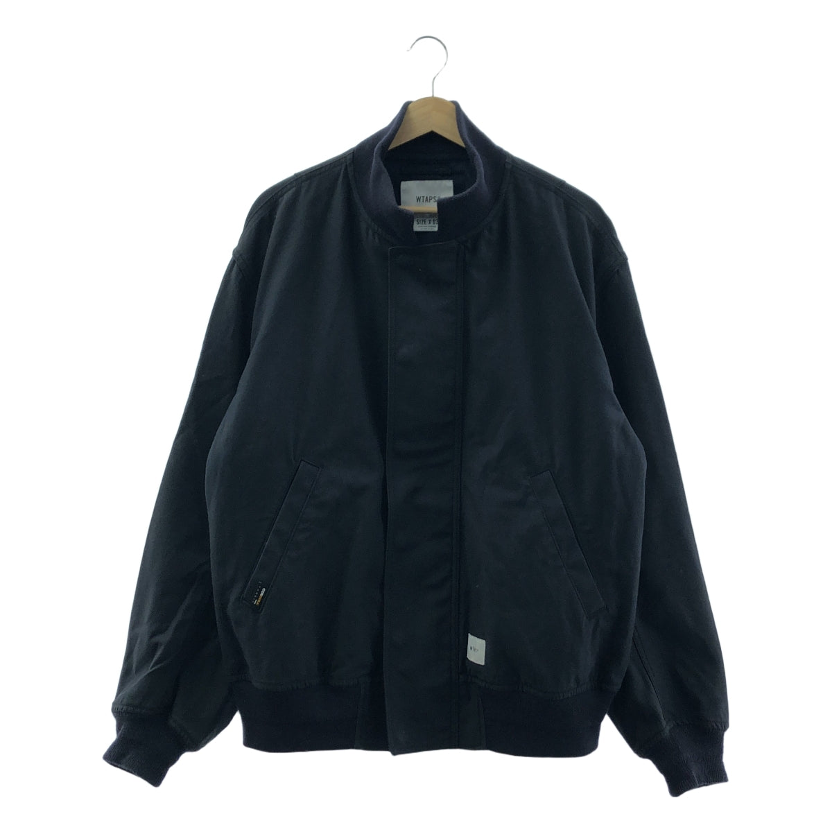 WTAPS / ダブルタップス | 2021SS | WD JACKET NYCO SATIN CORDURA バックプリント ブルゾン | 3 | ネイビー | メンズ
