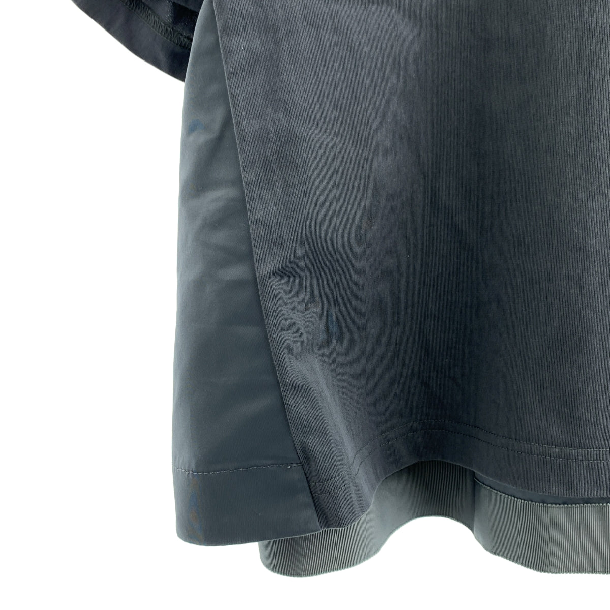 sacai / 사카이 | 2025SS | Nylon Twill Mix Cotton Jersey T-Shirt 나일론 트윌 컷소우 | 2 |