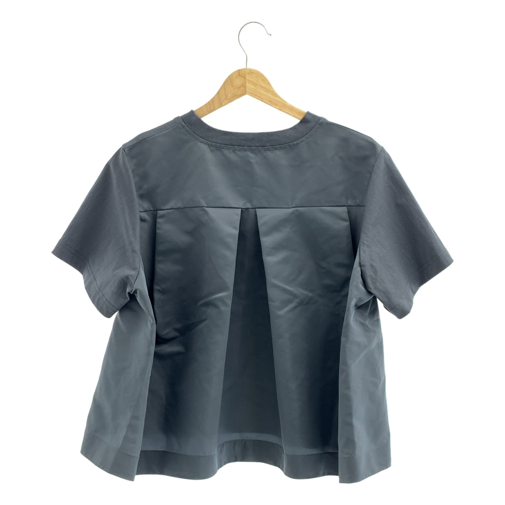 sacai / 사카이 | 2025SS | Nylon Twill Mix Cotton Jersey T-Shirt 나일론 트윌 컷소우 | 2 |