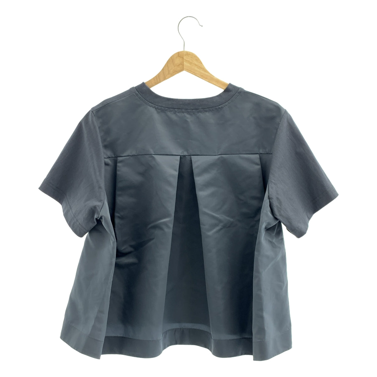 sacai / 사카이 | 2025SS | Nylon Twill Mix Cotton Jersey T-Shirt 나일론 트윌 컷소우 | 2 |