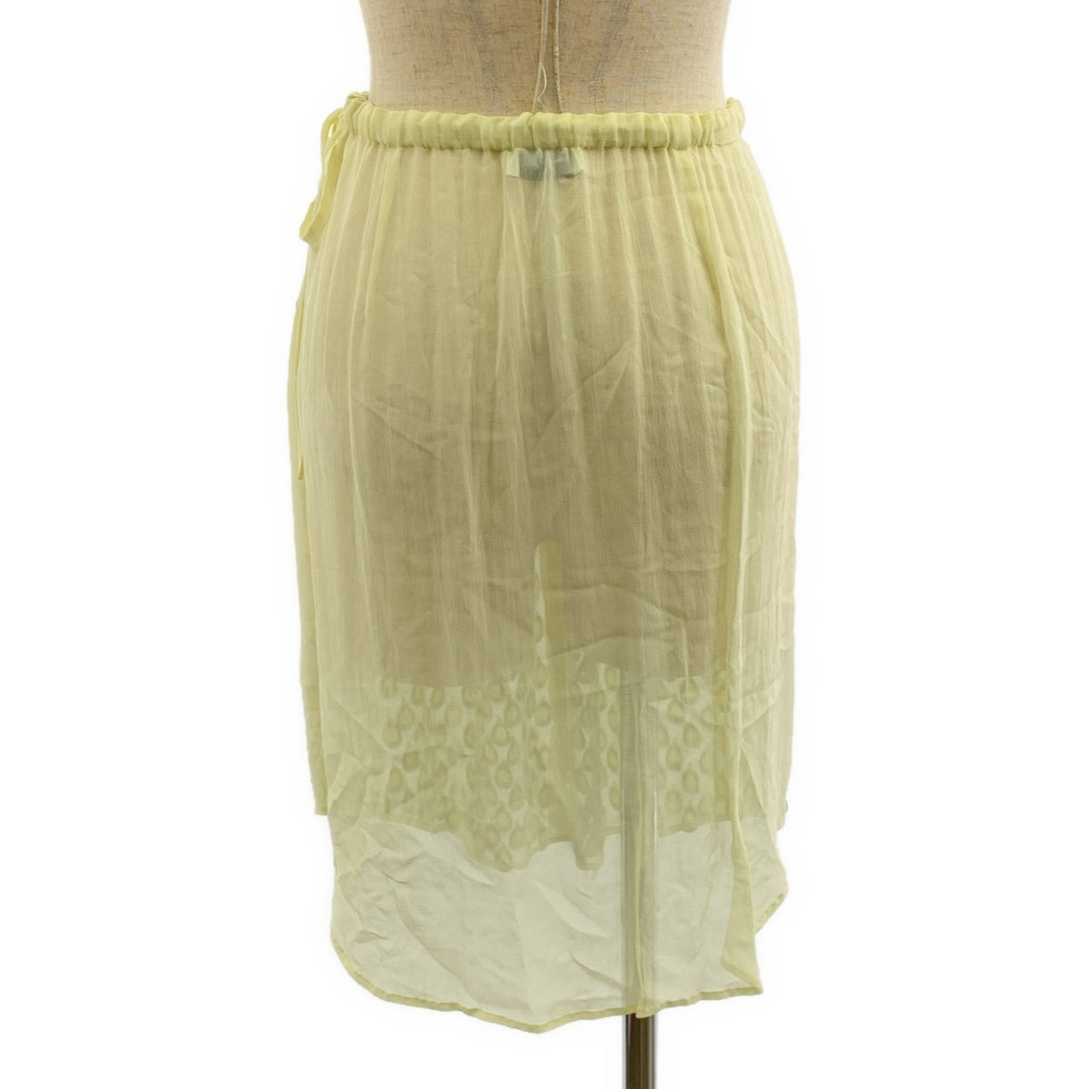 DRIES VAN NOTEN / 드리스 반노텐 | 2024SS | 비스코스 비쥬 장식 드로스트링 시아 스커트 | 36 |