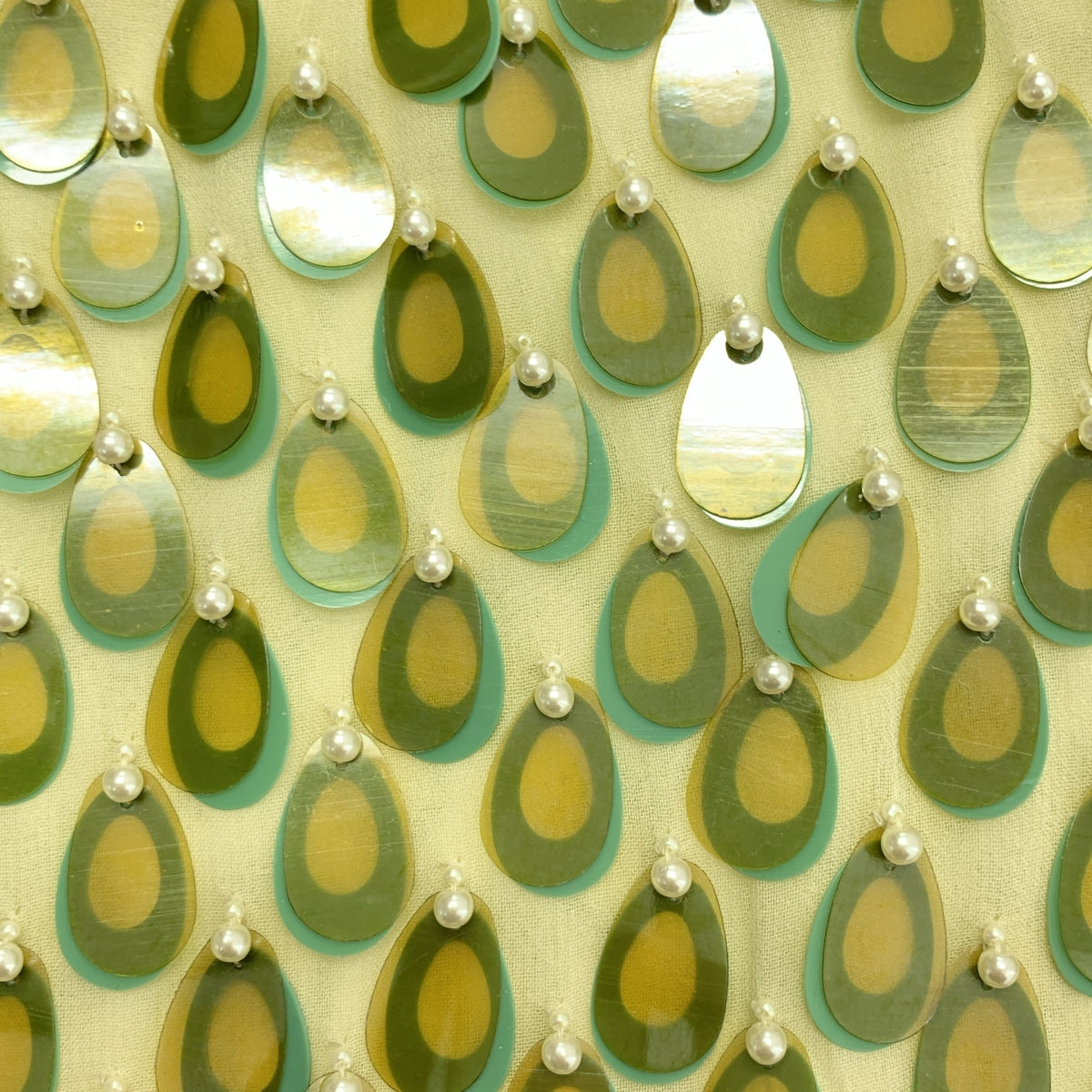 德賴斯·範諾頓 | 2024春夏系列 | 黏膠珠飾抽繩薄紗半身裙 | 尺寸36 | 女裝