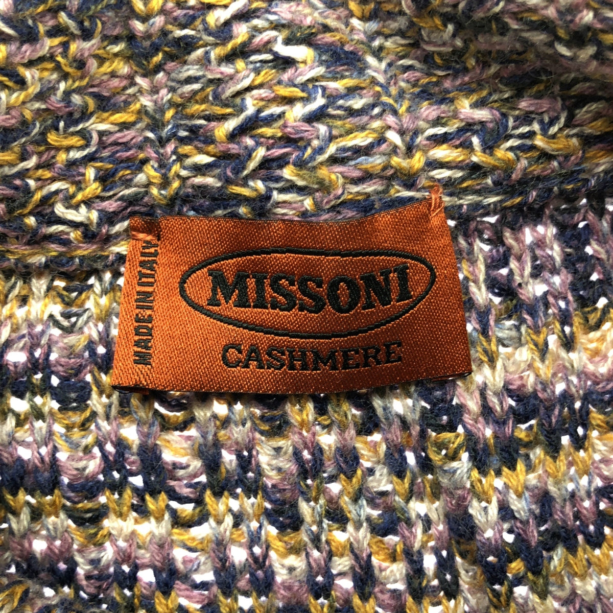 MISSONI / ミッソーニ | カシミヤ シルク ハイネック ニット カーディガンジャケット | 82 | レディース