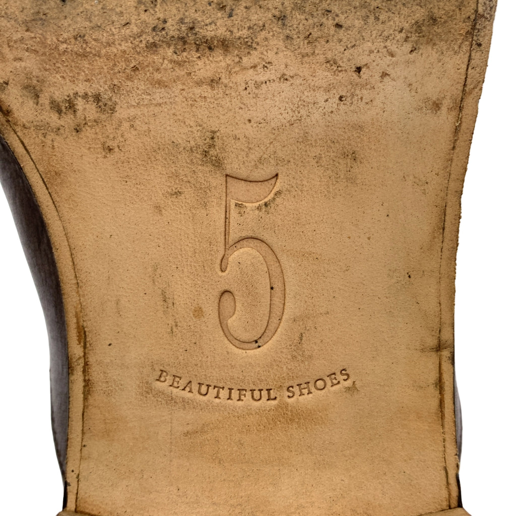 BEAUTIFUL SHOES / 뷰티풀 슈즈 | SIDEGORE BOOTS 사이드 고어 가죽 부츠 | 5 | 여성