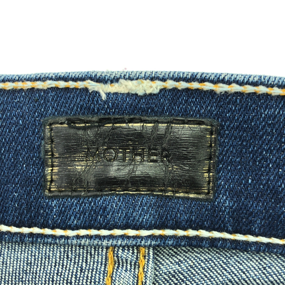 MOTHER / マザー | INSIDER CROP STEP FRAY / カットオフ デニムパンツ | 24 | インディゴ | レディース