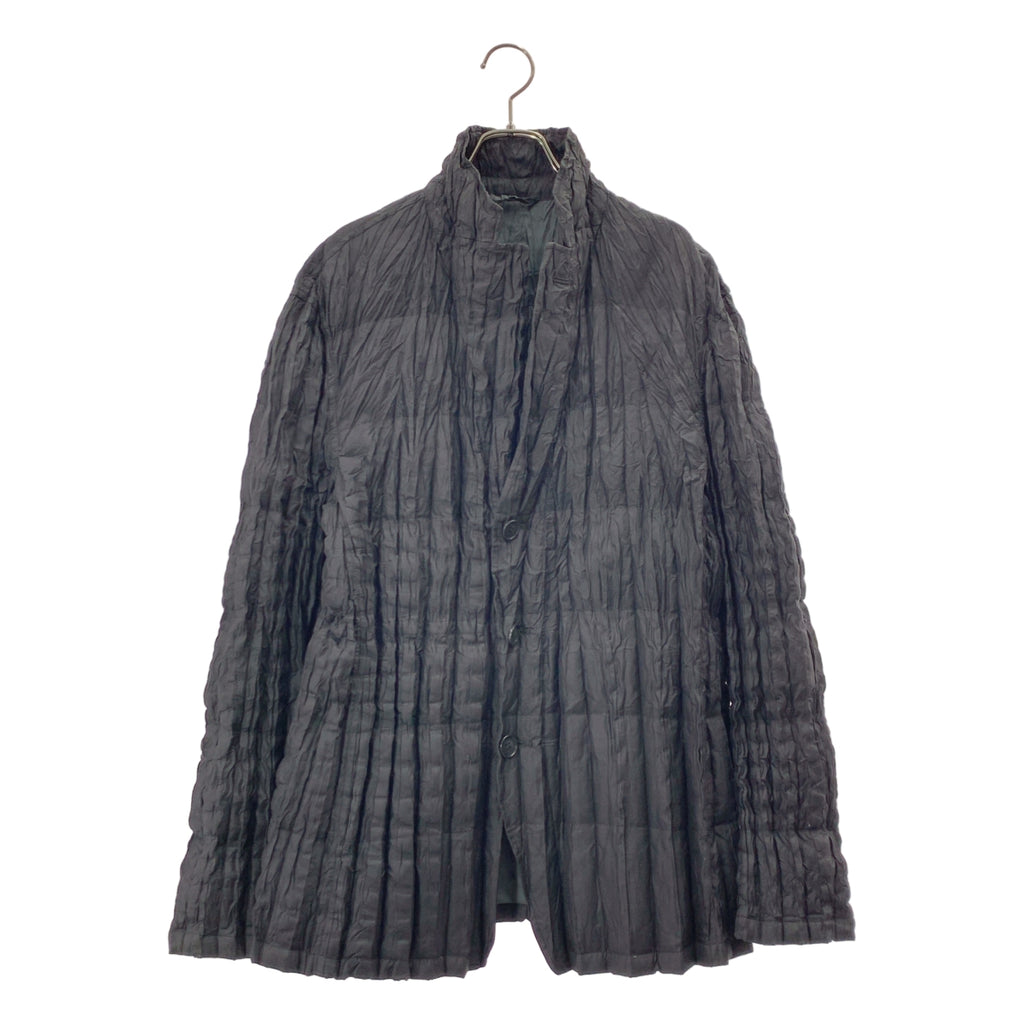 ISSEY MIYAKE MEN / イッセイミヤケメン | 2016AW | シワ加工 プリーツ ダウン リバーシブル テーラードジャケット | 3 | メンズ