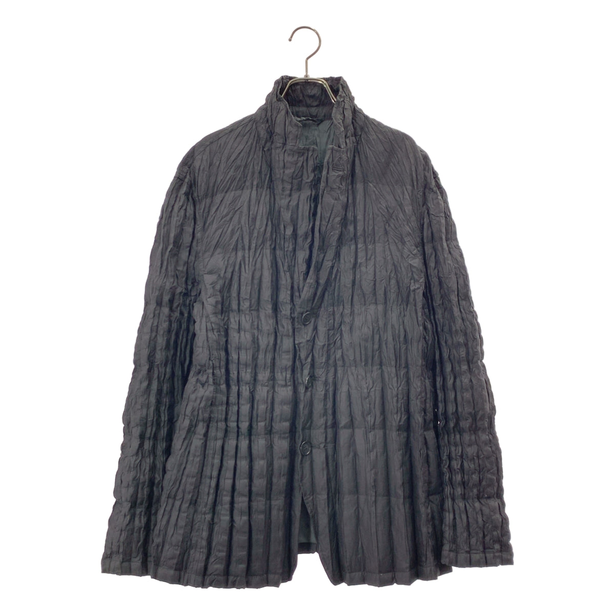 ISSEY MIYAKE MEN / イッセイミヤケメン | 2016AW | シワ加工 プリーツ ダウン リバーシブル テーラードジャケット | 3 | メンズ