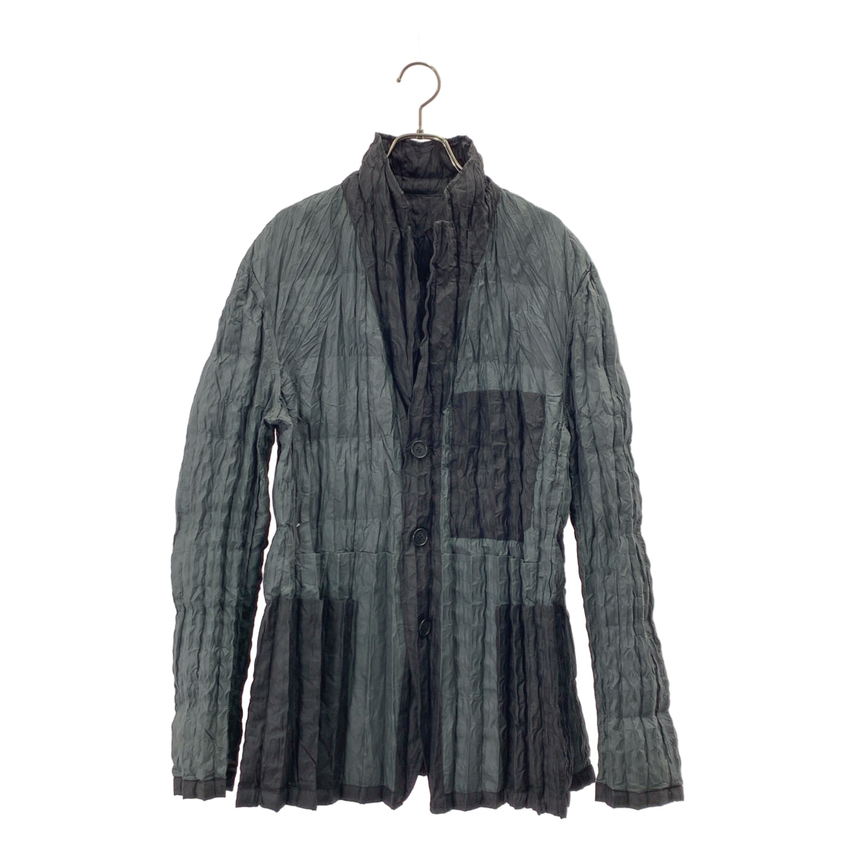 ISSEY MIYAKE MEN / イッセイミヤケメン | 2016AW | シワ加工 プリーツ ダウン リバーシブル テーラードジャケット | 3 | メンズ