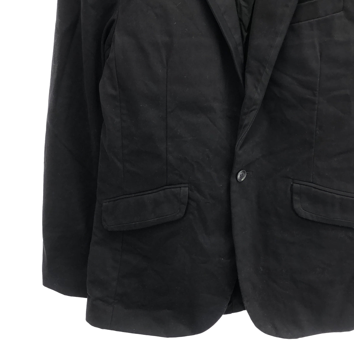 ARMANI EXCHANGE / アルマーニエクスチェンジ | 1B テーラード シングルブレスト ジャケット | S | ブラック | メンズ