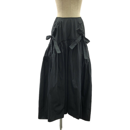 Cecilie Bahnsen | JUSTICE SKIRT Long Skirt | UK8 | Black | Women's