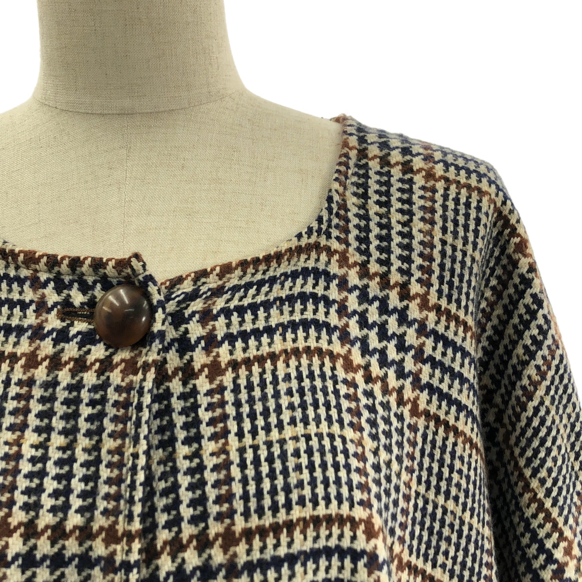 Louis Feraud / ルイ フェロー | ウール カシミヤ ケープ コート | 36 | レディース