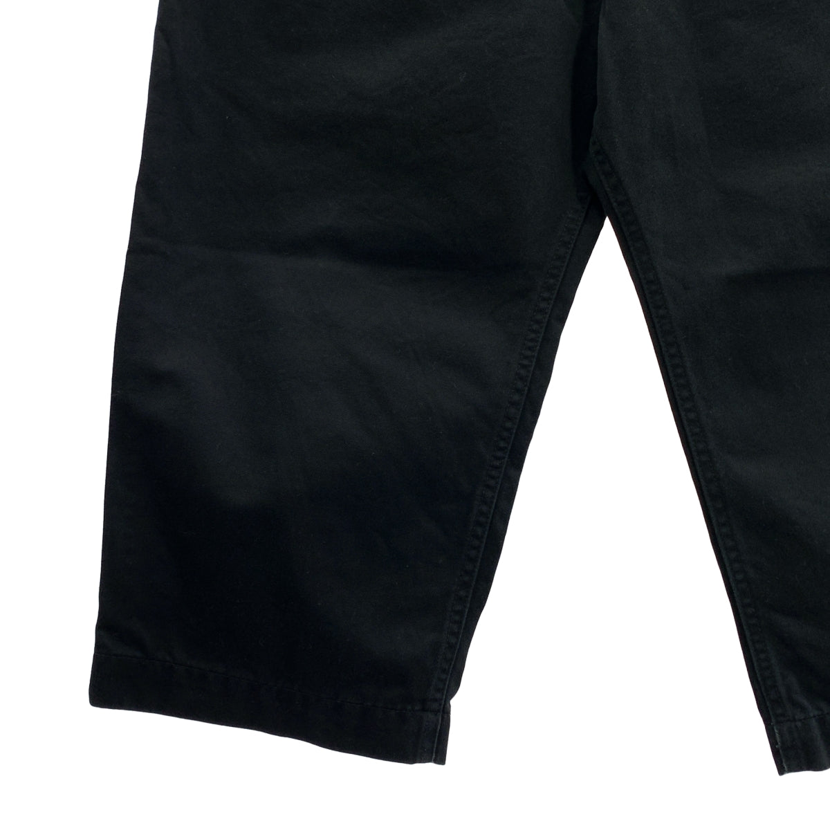 COMME des GARÇONS HOMME | 2018 秋冬 |棉質奇諾布褶襉長褲| SHOPBOP S 號 |黑色|男士