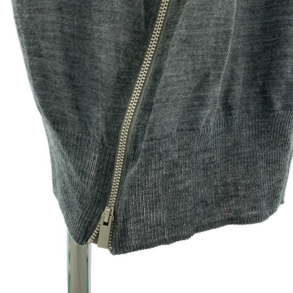 sacai / サカイ | ロゴジップ タートルネック ニット ワンピース | 4 | レディース