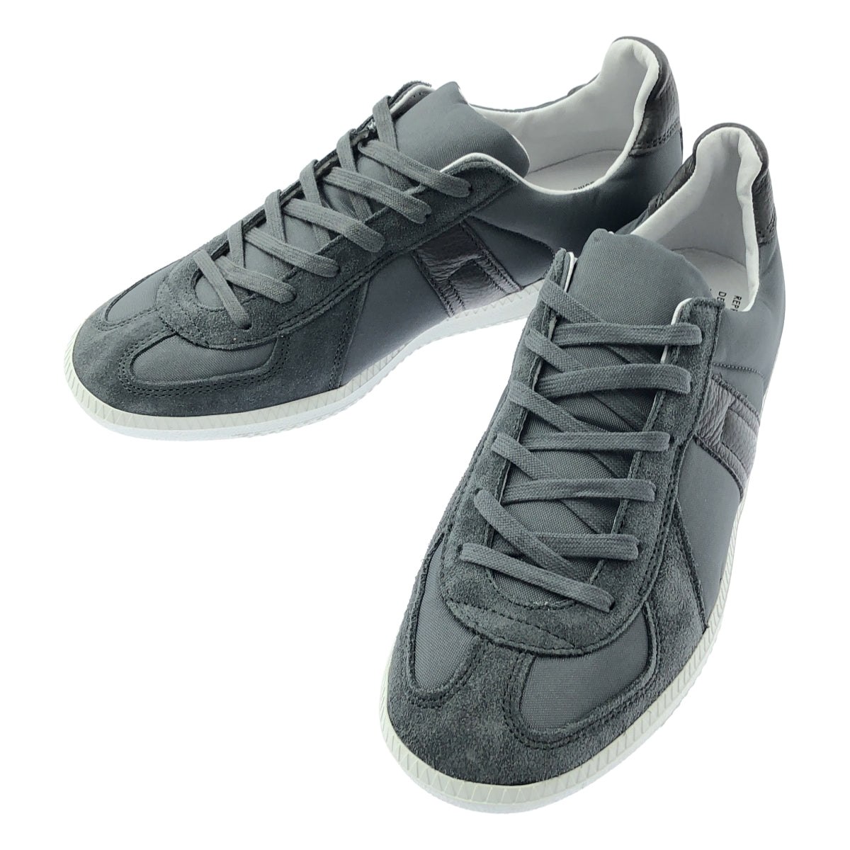 【新品】  beautiful people / ビューティフルピープル | 2024AW | REPRODUCTION OF FOUND german trainer NYLON リプロダクションオブファウンド ジャーマントレーナー スニーカー | 25 | グレー | メンズ