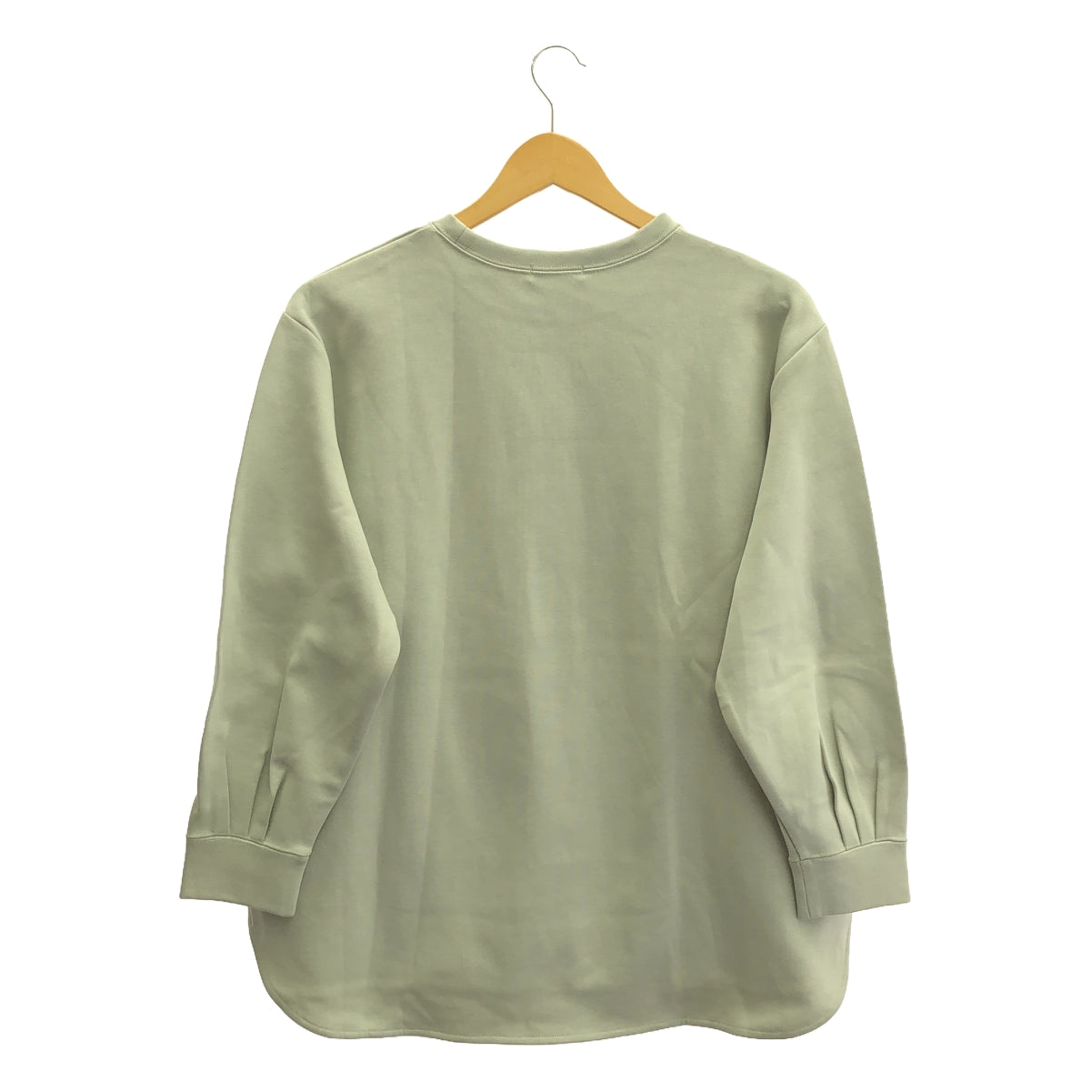 [Good Condition] yori | Chunky Hem Round Tee Cut and Sewn | F | Light Green | Women's