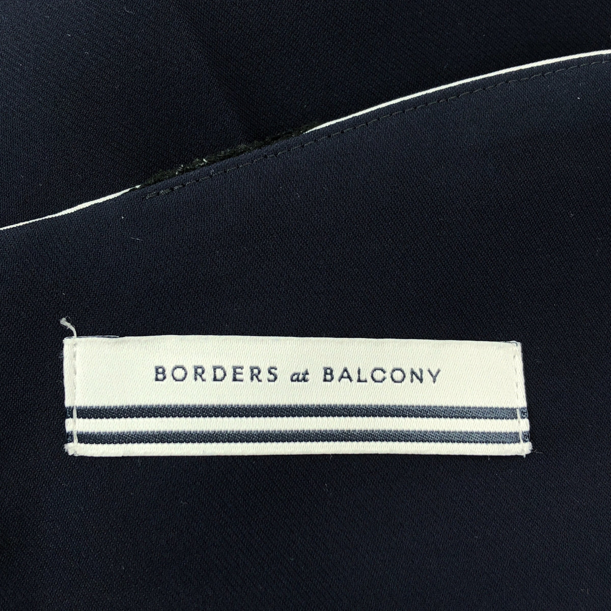 BORDERS at BALCONY / 보더즈 앳 발코니 | HIGH-RISE TUCK PANTS 폴리에스테르 하이라이즈 탁 팬츠 | 36 |