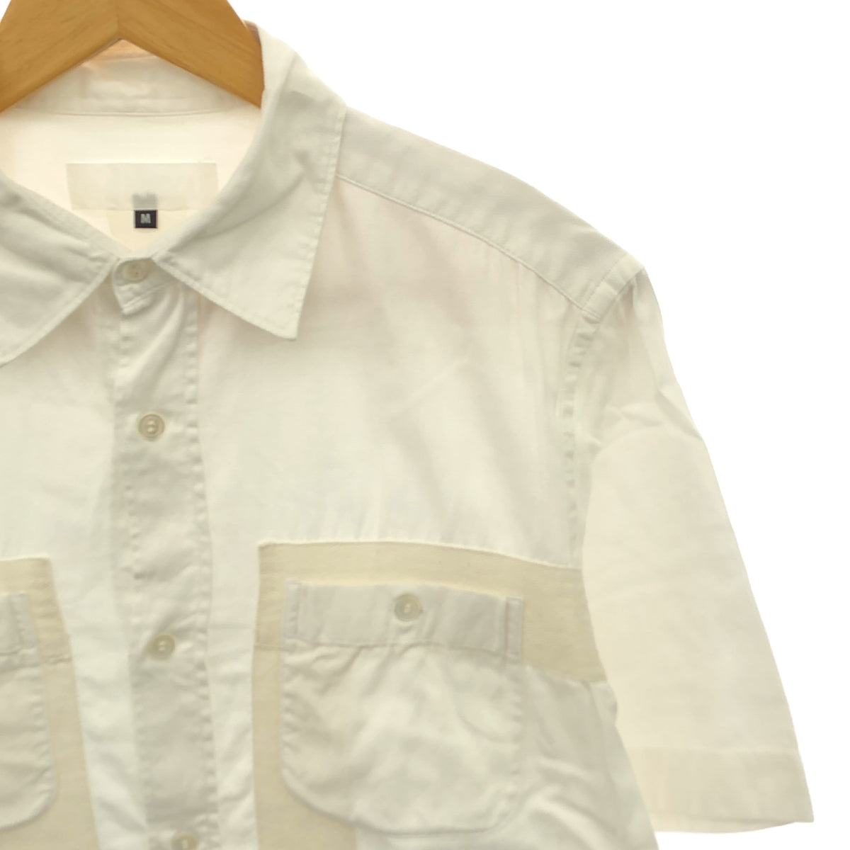 GANRYU | 2012SS | Patchwork Regular Collar Shirt | M | Men's