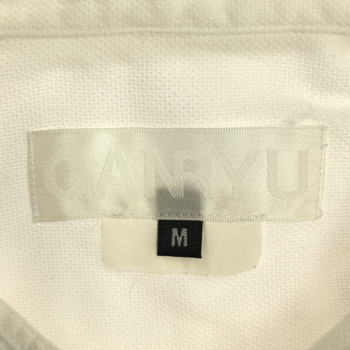 GANRYU | 2012SS | Patchwork Regular Collar Shirt | M | Men's