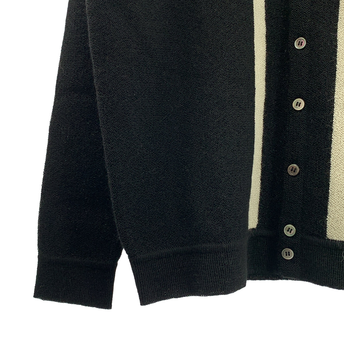 RAffa MOLINA / ラファモリーナ | TOMORROWLAND 別注カラー リンクス編み ポロ カーディガン | M | メンズ