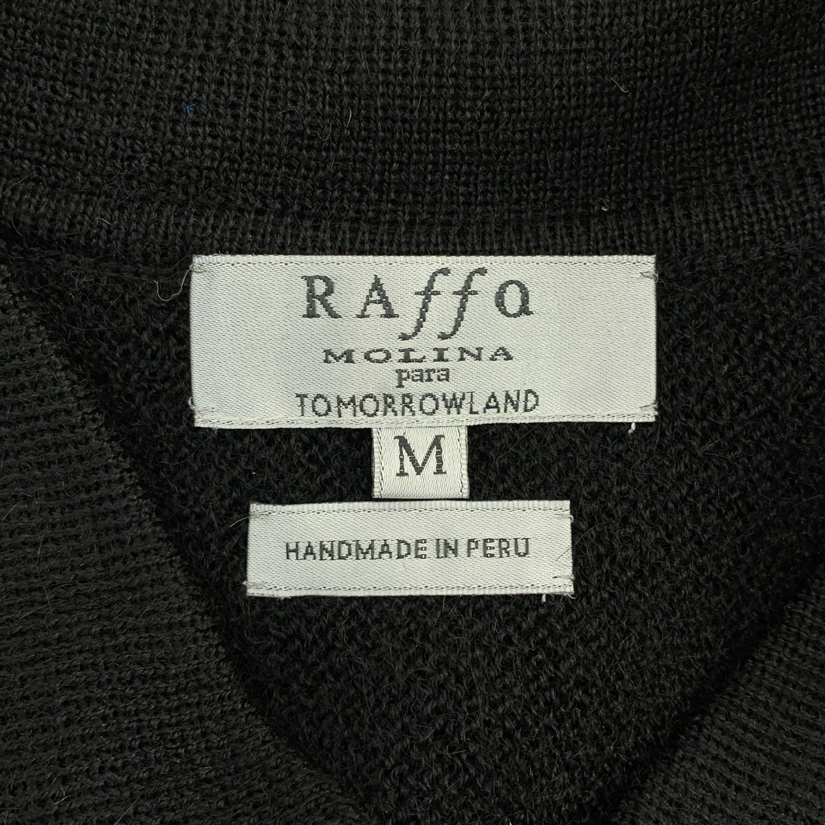 RAffa MOLINA / ラファモリーナ | TOMORROWLAND 別注カラー リンクス編み ポロ カーディガン | M | メンズ