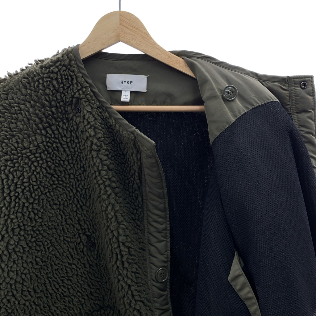 HYKE / ハイク | FAUX SHEARLING COAT ロング ボア コート | 1 | レディース