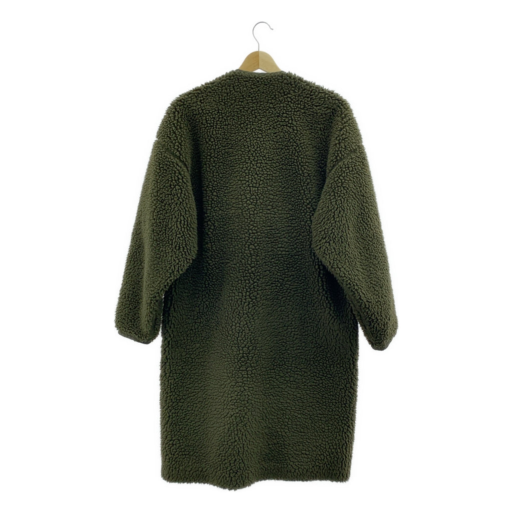 HYKE / ハイク | FAUX SHEARLING COAT ロング ボア コート | 1 | レディース