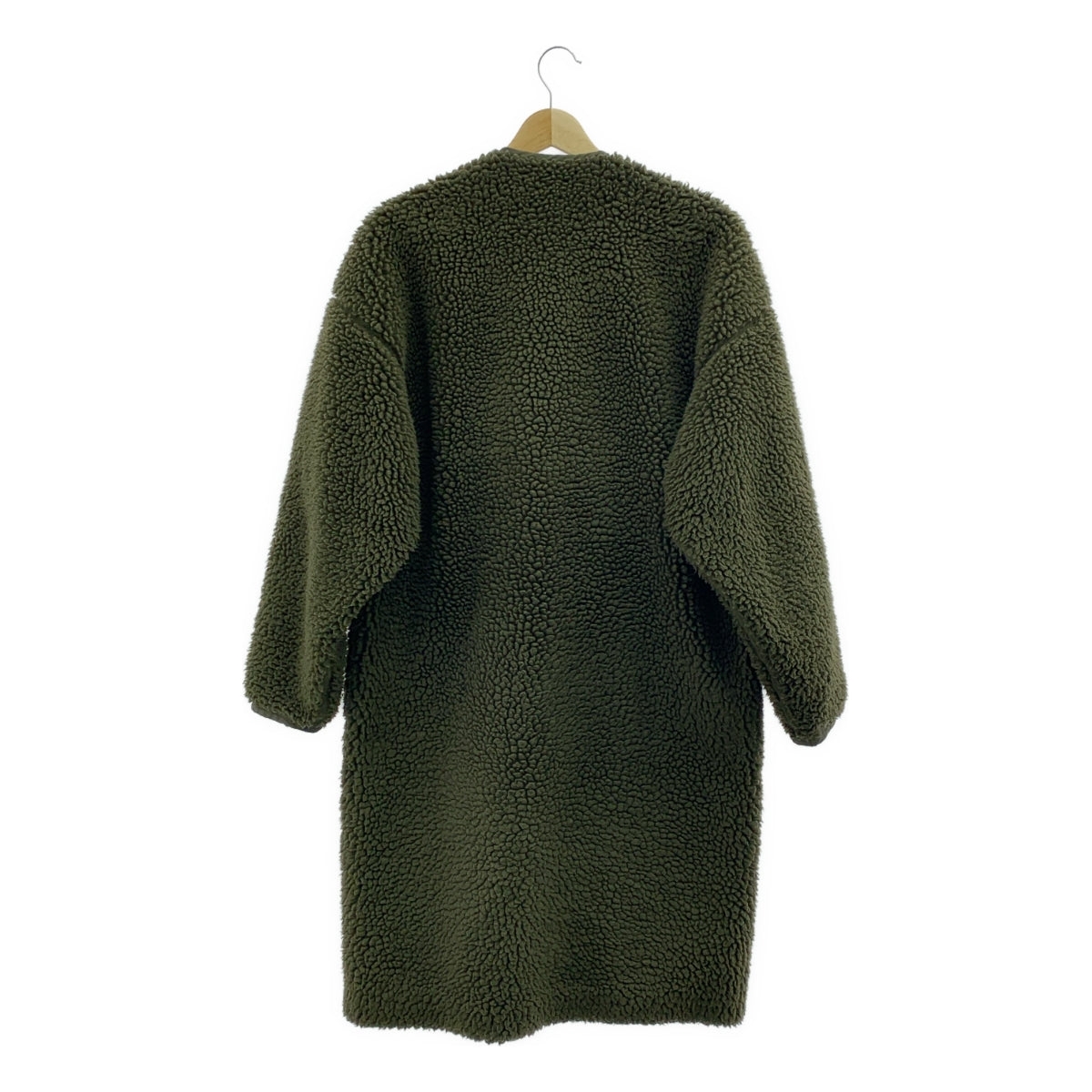 HYKE / ハイク | FAUX SHEARLING COAT ロング ボア コート | 1 | レディース