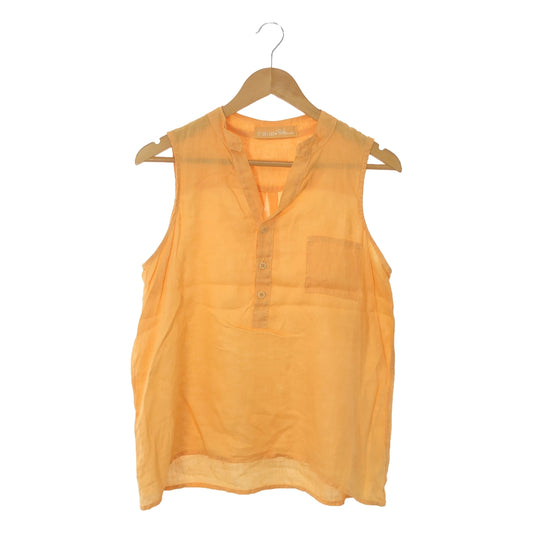 CP SHADES / CP Shades | × Ron Herman Ron Herman special order linen V-neck sleeveless blouse | XS | Orange | Women's