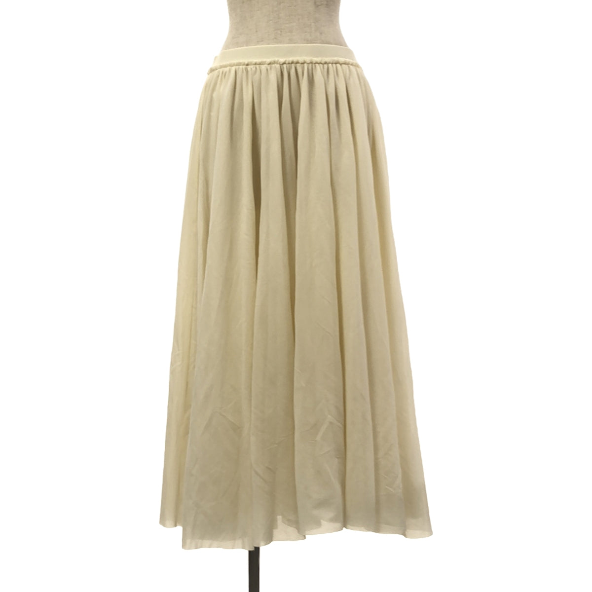 [Beautiful Condition] JIL SANDER | Voluminous Tulle Long Skirt | Size 40 | Ivory | Women's